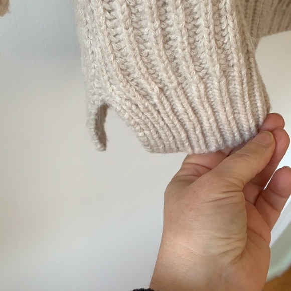 Madewell Ribbed Knit Wool Alpaca Turtleneck Sweater S - Picture 4 of 7